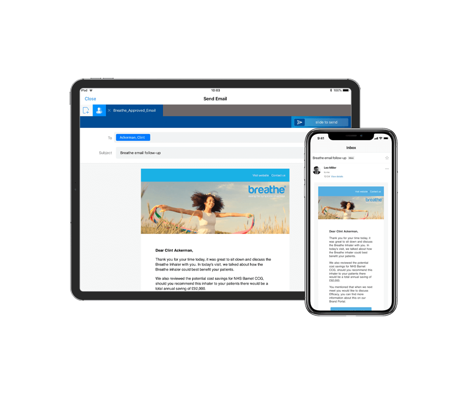 Veeva CRM Approved Email