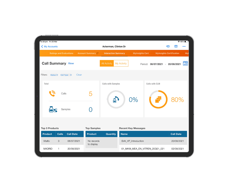 Veeva CRM MyInsights